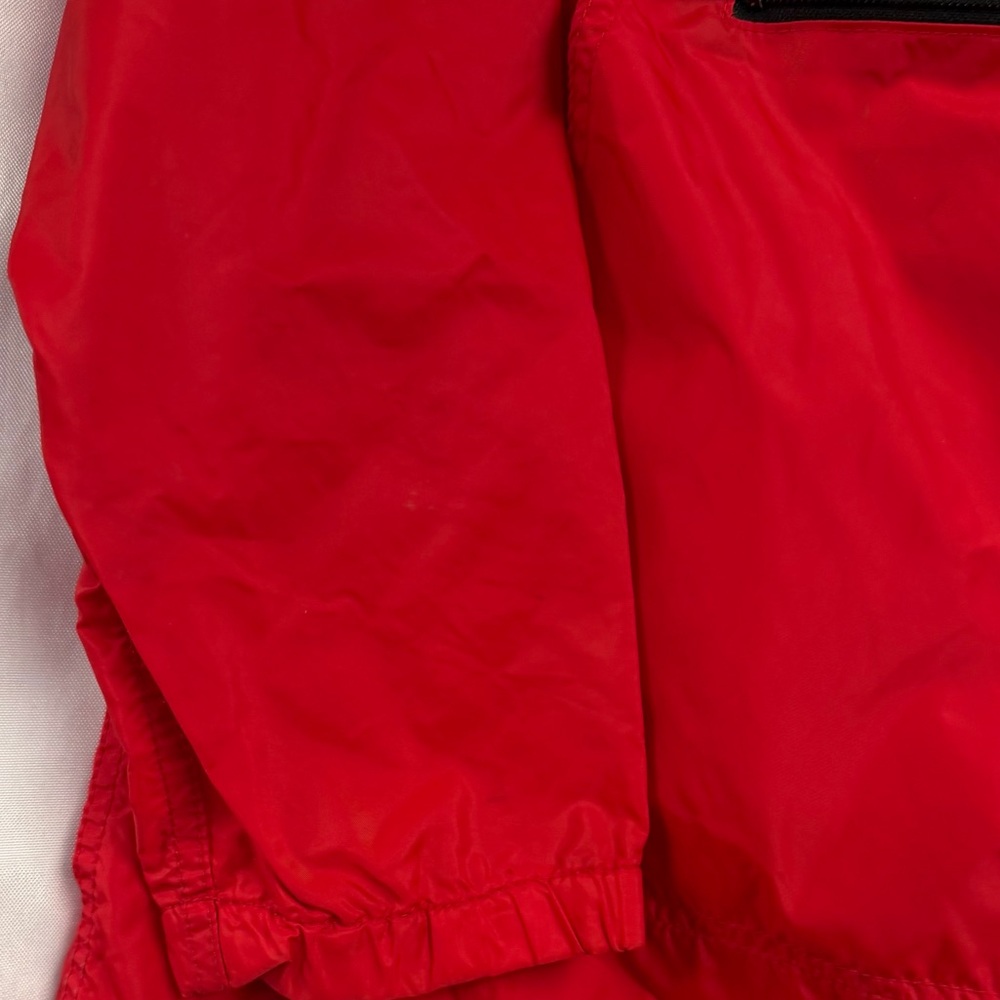 Vintage L.L. Bean Red Pullover Jacket Windbreaker - Picture 3 of 12